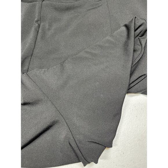 Anthropogie Womens Black Pull On Wide Leg Flowy Pant Size M - Picture 8 of 8